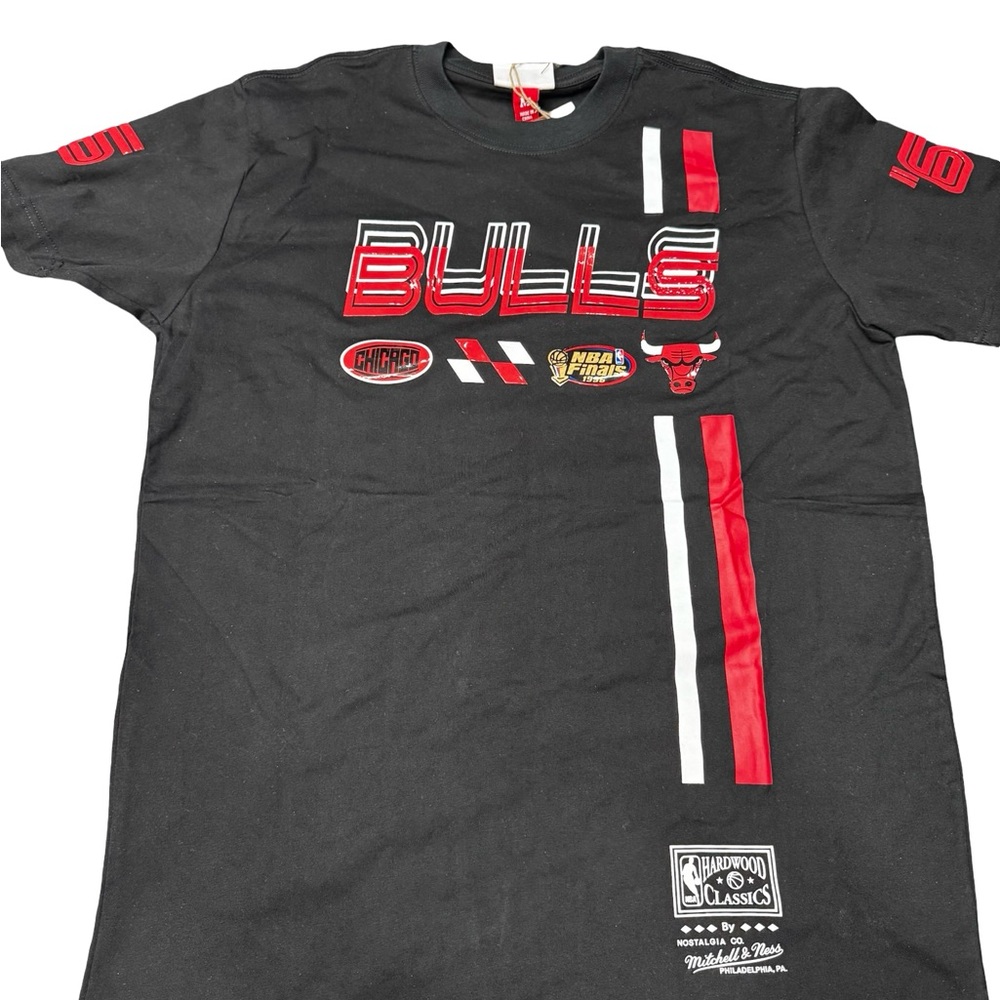 Mitchell & Ness Chicago Bulls 1996 NBA Finals Tee Mens M BNWT Vintage NBA